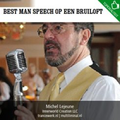 Best man speech op een bruiloft