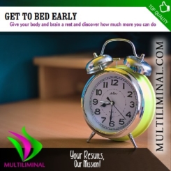 Get to Bed Early