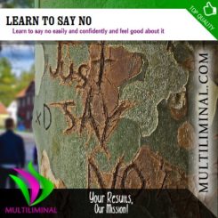 Learn to Say No